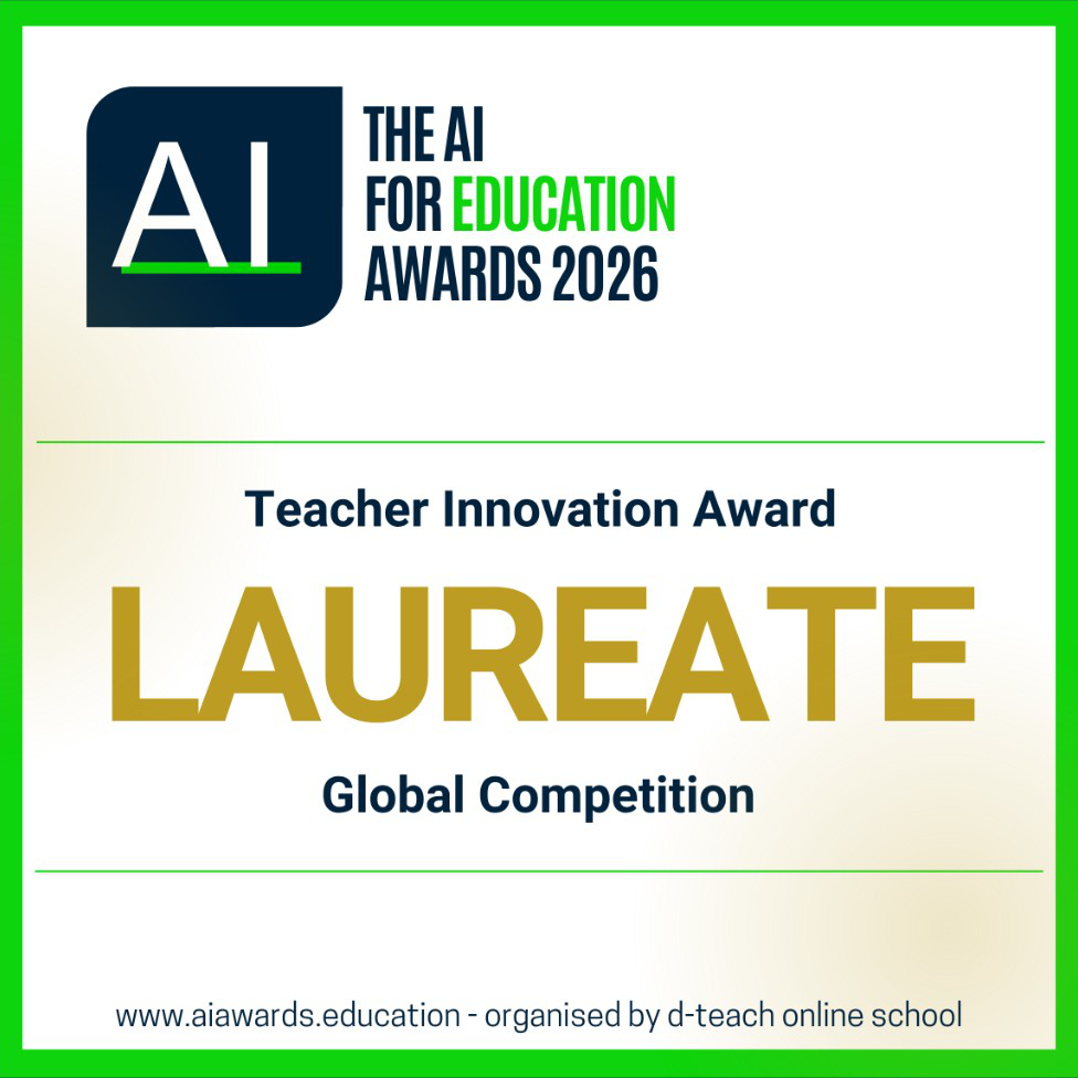 AI for Education Awards 2026 - Teacher Innovation Award - Laureate - Global Competition